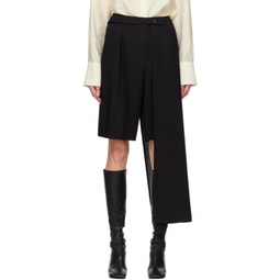 Black Yoko Midi Skirt 241808F087011