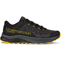 La Sportiva Karacal Running Shoe - Mens Black/Yellow 10.5-11US/44EU