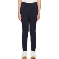 Navy Pinched Seam Pants 232268F521000