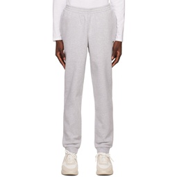 Gray Tapered Lounge Pants 231268M190003