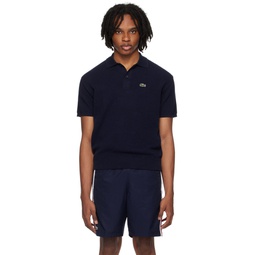 Navy Relaxed Fit Polo 241268M212051