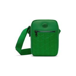 Green Leather Monogram Vertical Bag 241268M170010