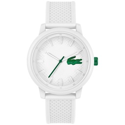 Unisex L.12.12. White Silicone Strap Watch 48mm