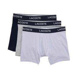 Mens Lacoste Boxer Briefs 3-Pack Casual Classic