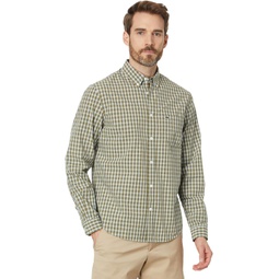 Lacoste Long Sleeve Regular Fit Plaid Casual Button-Down Shirt