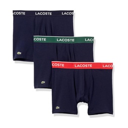 Mens Lacoste 3-Pack Casual Classic Boxer Briefs