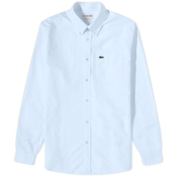 Lacoste Button Down Oxford Shirt Overview Blue