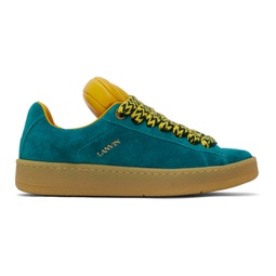 Blue & Yellow Future Edition Hyper Curb Sneakers 241254F128032