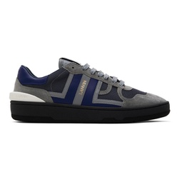 Gray & Navy Clay Sneakers 241254M237008