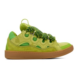 Green Skate Sneakers 241254M237005