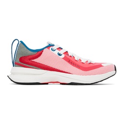 Pink L-I Mesh Sneakers 241254M237038