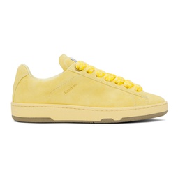 Yellow Suede Curb Lite Sneakers 241254M237017