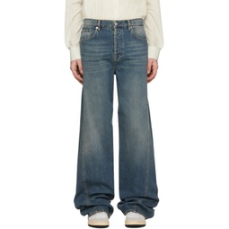 Blue Twisted Jeans 241254M186000