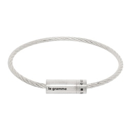 Silver Le 9g Cable Bracelet 241694M142007