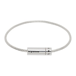 Silver Le 7g Cable Bracelet 241694M142014