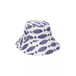 Poisson Printed Bucket Hat