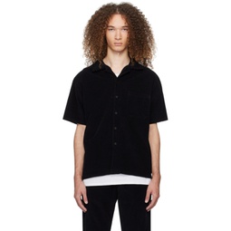 Black Buttoned Shirt 241548M192003