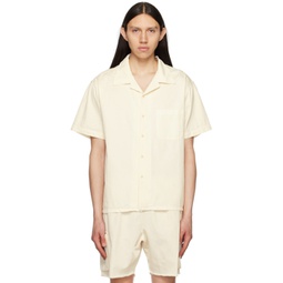 Off-White Open Spread Collar Shirt 231548M192002