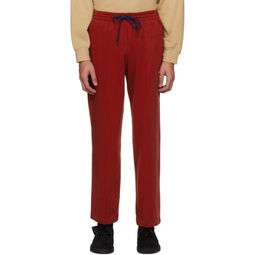Red Off Court Track Pants 231099M190005
