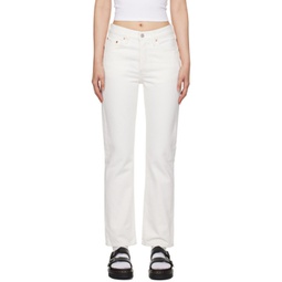 White 501 Original Fit Jeans 241099F069066