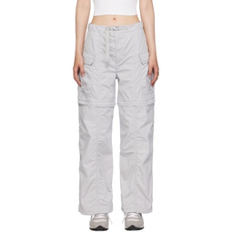 Gray Convertible Trousers 232099F087000