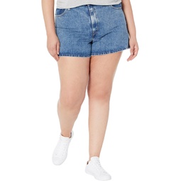 Womens Levis Womens High-Waisted Mom Shorts