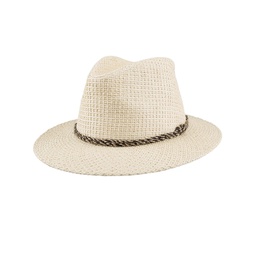 Mens Classic Panama Hat with Twisted Band