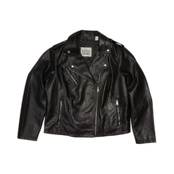 Womens Levis Plus Size Classic Asymmetrical Faux Leather Motorcycle Jacket