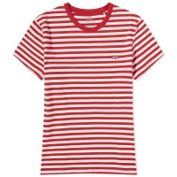 Levis Vintage Clothing Perfect Striped T-Shirt Sandy Stripe Script