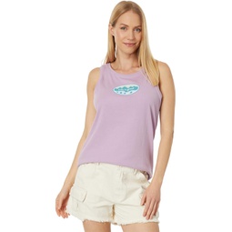 Womens Life is Good Mountainside Oval Crusher Tank