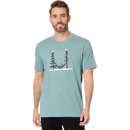 Life is Good Peace Out Snow Hammock Short Sleeve Crusher Tee