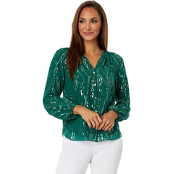 Womens Lilly Pulitzer Saige Long Sleeve Silk Top
