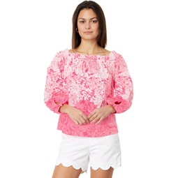 Lilly Pulitzer Jamielynn Long Sleeve Off The Shoulder Top