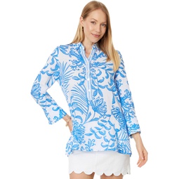 Womens Lilly Pulitzer Riverlyn Pieced Print Tunic