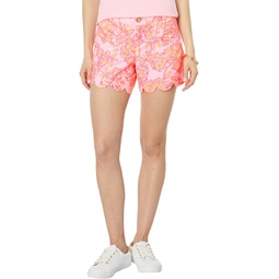 Womens Lilly Pulitzer Buttercup Stretch Shorts