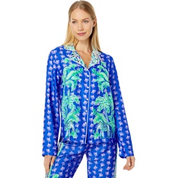Lilly Pulitzer PJ Woven Long Sleeve Top