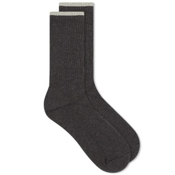 Lite Year Crew Sock Charcoal