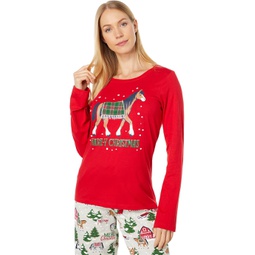 Little Blue House by Hatley Country Christmas Long Sleeve Tee