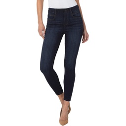 Liverpool Los Angeles Gia Glider Pull-On Ankle Skinny Sustainable in Dunmore Dark