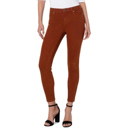 Womens Liverpool Los Angeles Abby Ankle Skinny 28 in Cognac