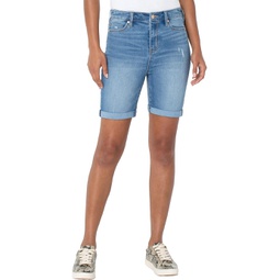 Womens Liverpool Los Angeles Kristy High-Rise Shorts in Maysville