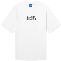 Lo-Fi Stone Logo T-Shirt White