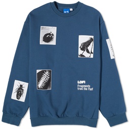 Lo-Fi Fragment Crew Sweat Denim