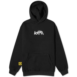 Lo-Fi Plant Logo Hoodie Black