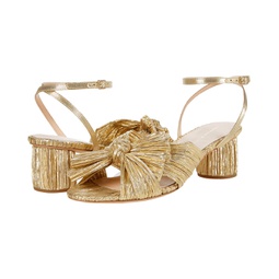 Loeffler Randall Dahlia Pleated Knot Mule with Ankle Strap