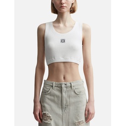 CROPPED ANAGRAM TANK TOP