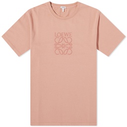 Loewe Overdyed Anagram T-Shirt Peach Bloom