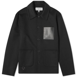 Loewe Wool Workwear Jacket Black