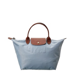 le pliage original medium canvas & leather tote