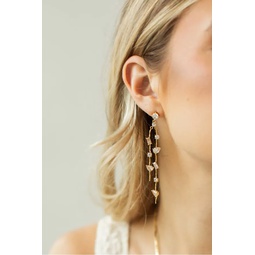 Luna Asymmetrical Drop Earrings By Evie Jewelry